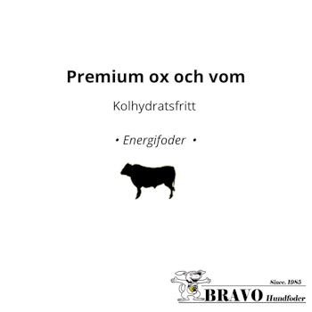 Premium Ox & Vom 150 g burgare 12 kg (UPPHÄMTNING VÄXJÖ)