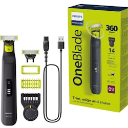 Philips OneBlade Pro 360 QP6542/15 Trimmer Sort