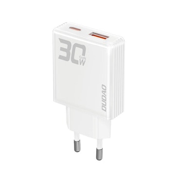 Dudao A30EU Adapter 30Watt GaN 1xUSB-C 1xUSB-A