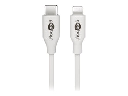 Goobay Lightning-kabel 2m hvid MFi