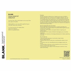 BLANK Isopropanol Alkohol