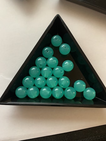 8mm akryl mintgrön