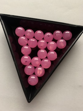 8mm rosa akryl