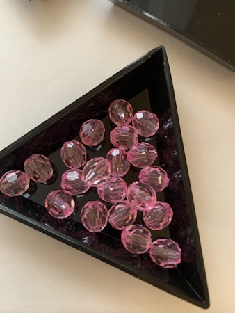 8mm ljusrosa akryl