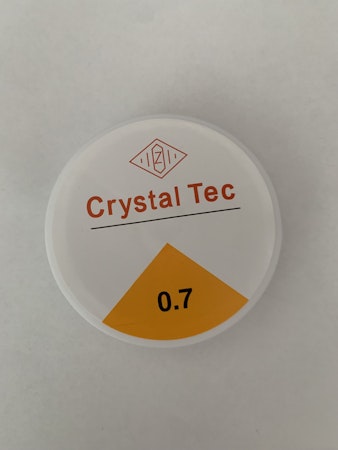 0,7 mm transparant elastisktråd ca 11m