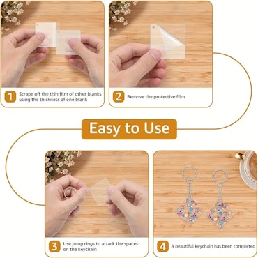5-pack DIY nyckelringar
