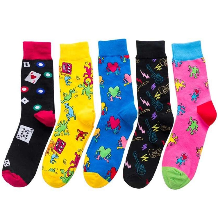 Morsomme sokker (5 par) – Bomull i høy kvalitet – 249 kr - Fotbutikken