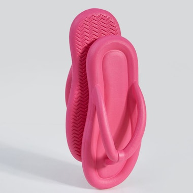 Støtdempende flip-flops (rosa)