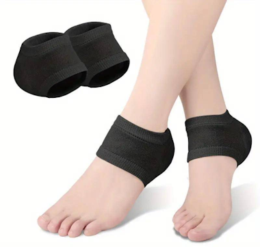 Sokker med hælputer (gel)