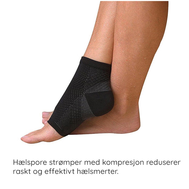 Hælspore (strømpe) – Reduserer smerte i hælen – 199 kr - Fotbutikken