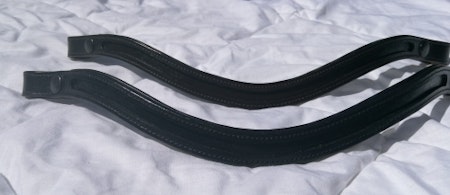 CN U-svängt pannband med 10 mm kanal och tryckknappar ponny-full