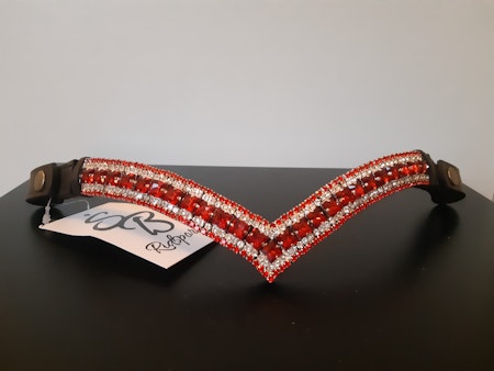 NI pannband röd/vit minishettis-shettis (flera färger)