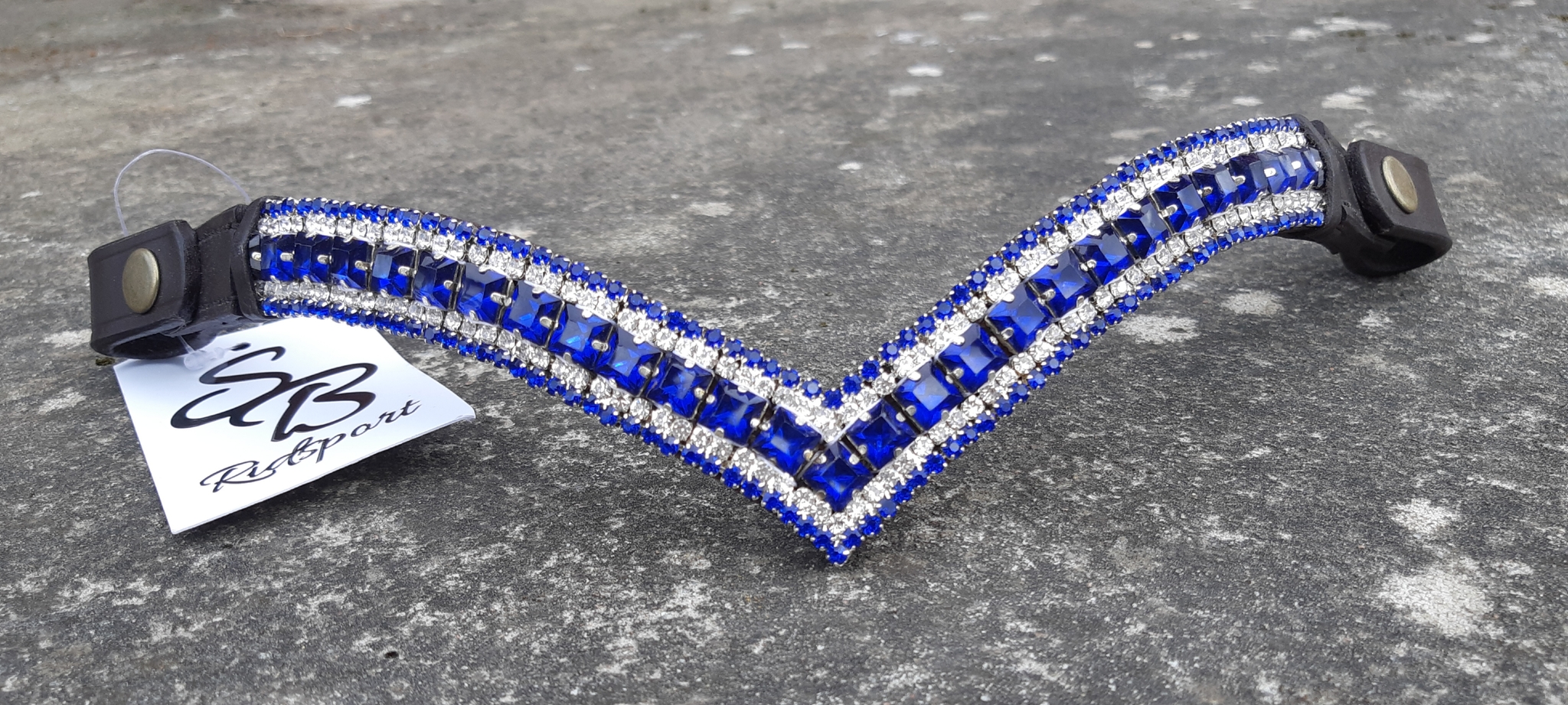 NI pannband blå/vit minishettis-shettis (flera färger)