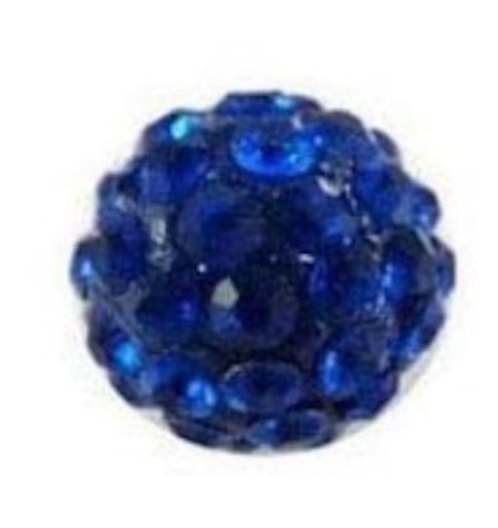 Shamballa sapphire 10mm