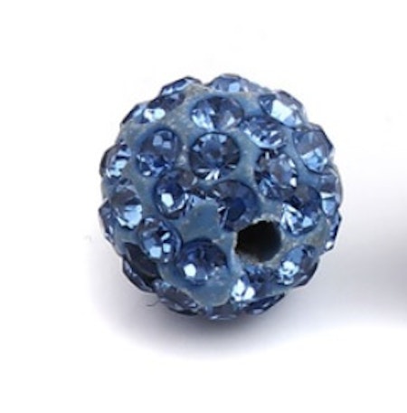 Shamballa light sapphire 10mm