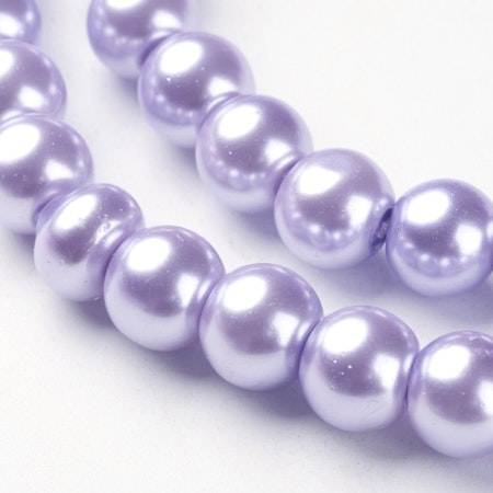 Glaspärlor Lavender 8mm