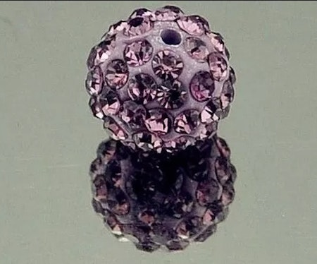 Shamballa light amethyst 10mm