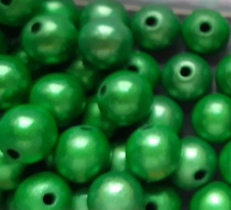 Reflexpärlor gröna 8mm