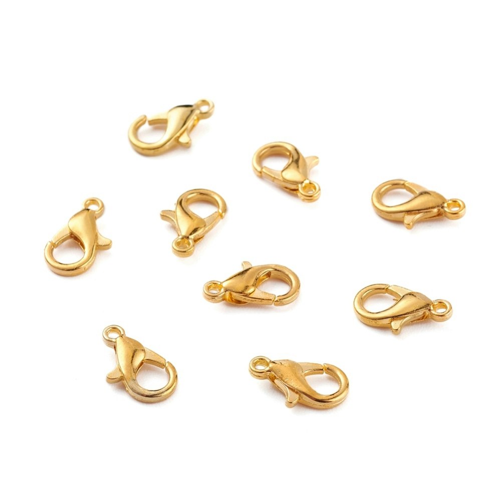 Karbinhake gold 12x6mm