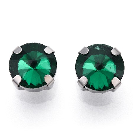 Sew on kristaller Emerald glas 18mm