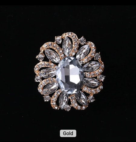 Smycke med strass (flera färger)