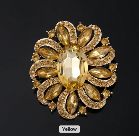 Smycke med strass (flera färger)