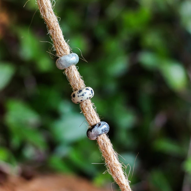 Give Me Strength Crystal Bead Set of 3 - Raw Roots