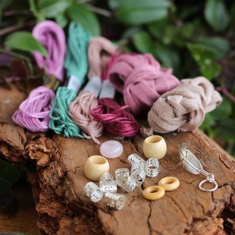 Pink Pixy Dust Dekorations set-Raw Roots