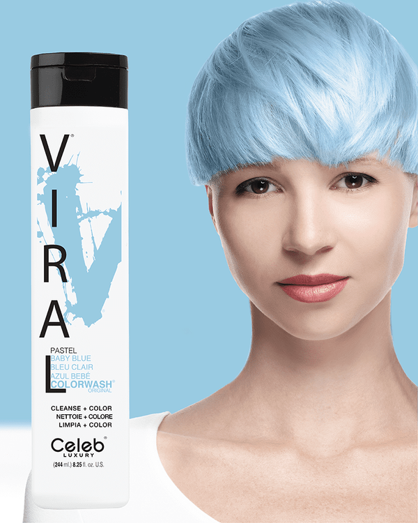 Viral Colorwash Schampo, Pastel Baby Blue, Celeb Luxury