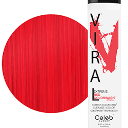 Viral Colorwash Schampo, Extreme Red, Celeb Luxury