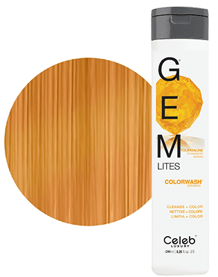 Gem Lites Schampo, Tourmaline Strawberry Blonde, Celeb Luxury