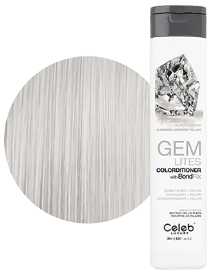 Gem Lites Colorditioner Silvery Diamond. Eliminates Unwanted Yellow 244 ml