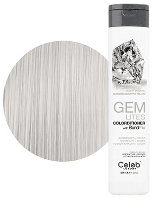 Gem Lites Colorditioner Silvery Diamond. Eliminates Unwanted Yellow , Celeb Luxury