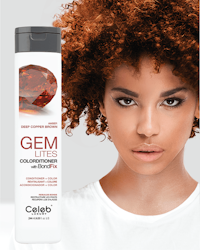 Gem Lites Colorditioner Amber Deep Copper Brown, Celeb Luxury