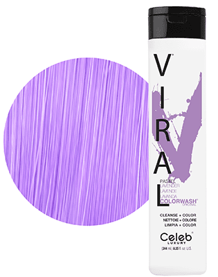 Viral Colorwash Schampo, Pastel Lavender ( OBS BLÅARE ÄN FÄRGPROV), Celeb Luxury