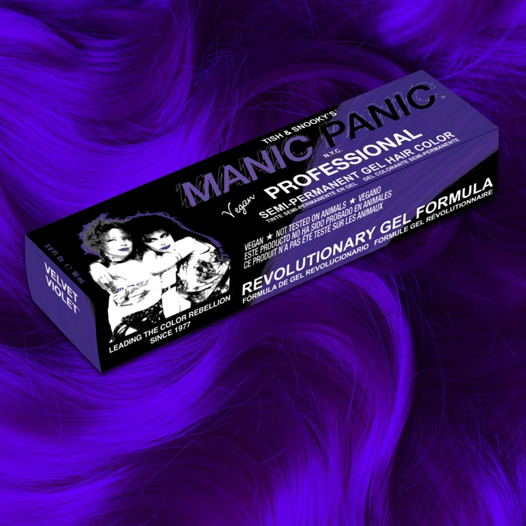 Violet Velvet, Manic Panic Professional (OBS LJUSARE OCH BLÅARE ÄN FÄRGPROV)