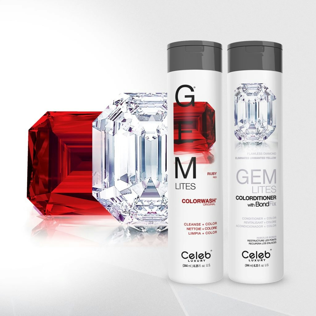 Gem Lites Schampo + Colorditioner, Celeb Luxury