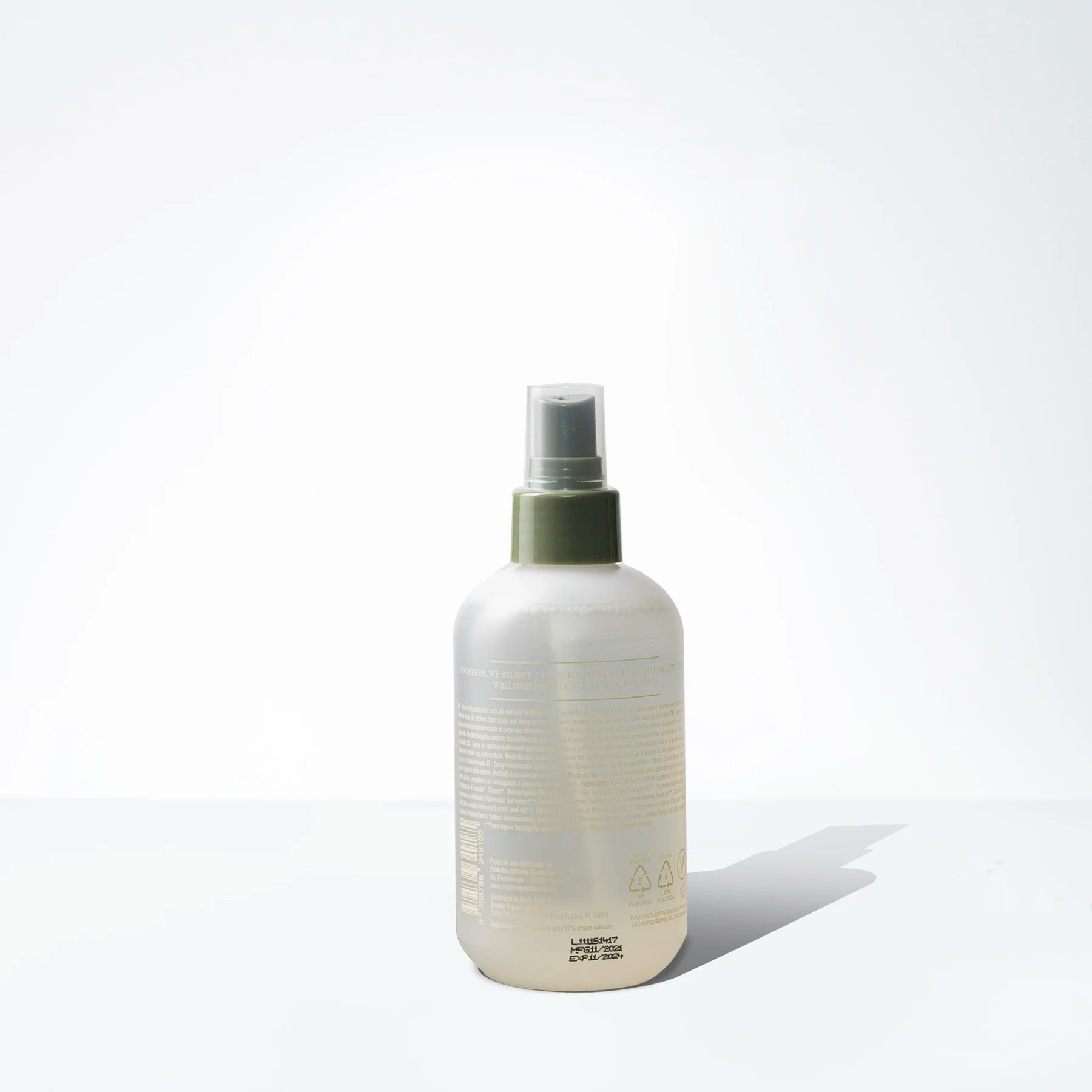 Volume Spray, Simply Organic 200ml