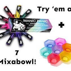 Special-deal! Try 'em all-kit Manic Panic Professional plus Mixabowls