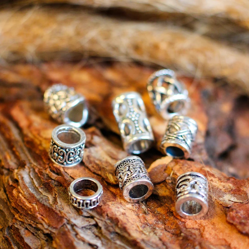 Small Silver Bead Set - Raw Roots