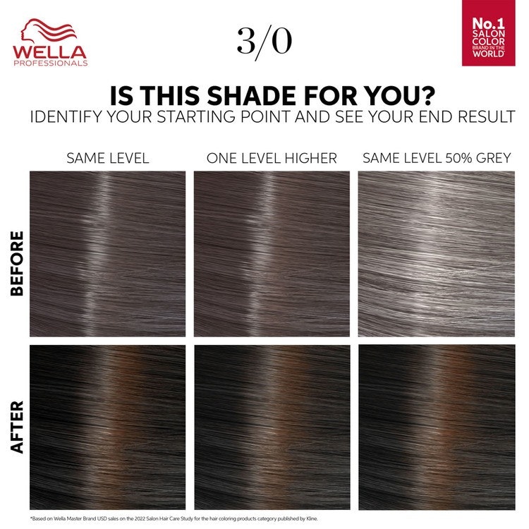 3/0 Dark Brown - Wella Color Touch