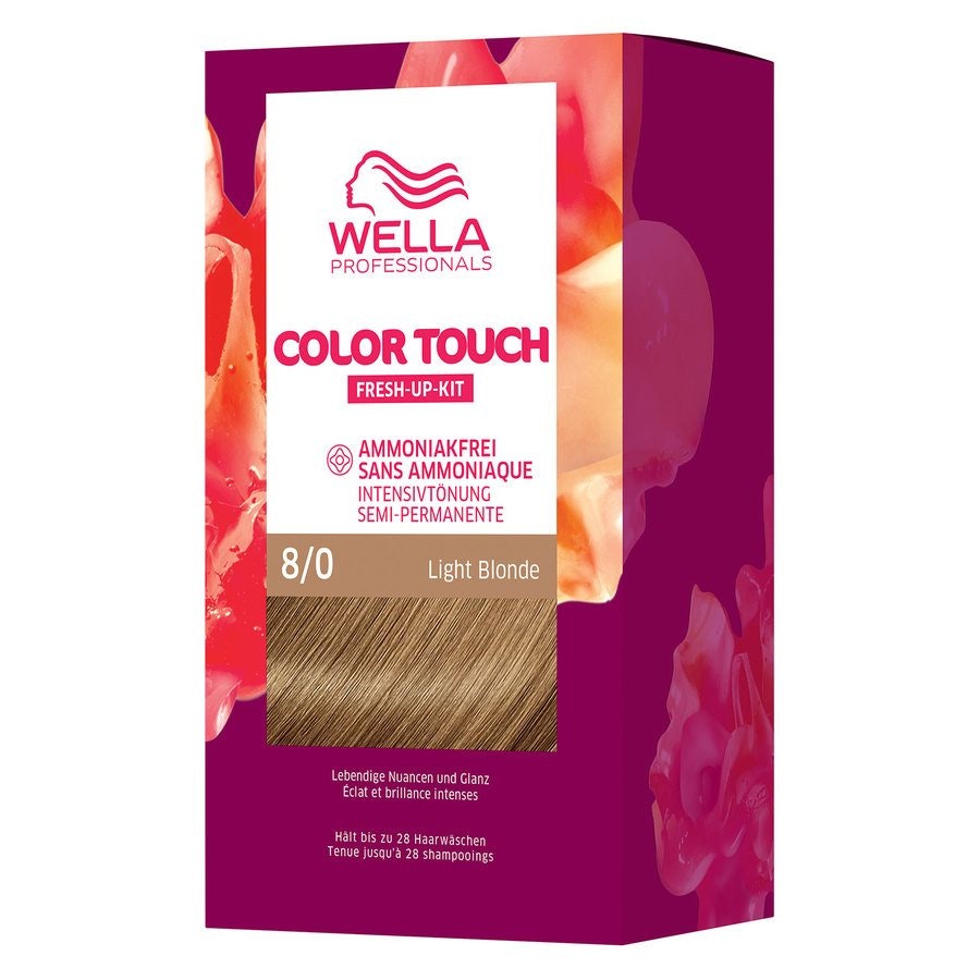 8/0 Light Blonde- Wella Color Touch Pure Naturals