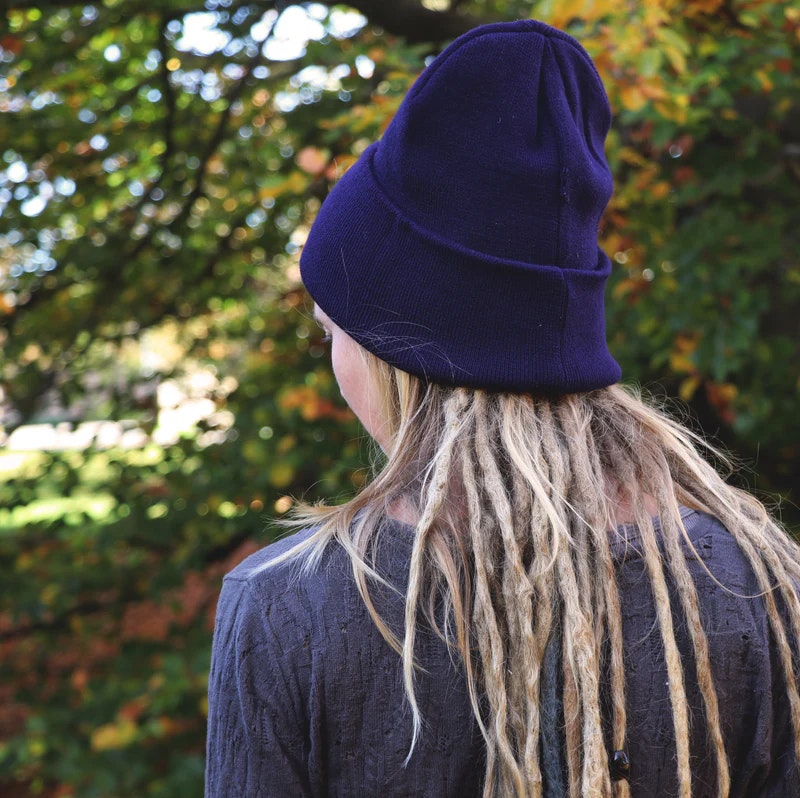 Slouchy Satinlined Beanie - Raw Roots