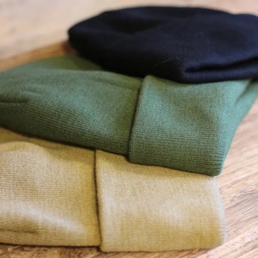 Slouchy Satinlined Beanie - Raw Roots