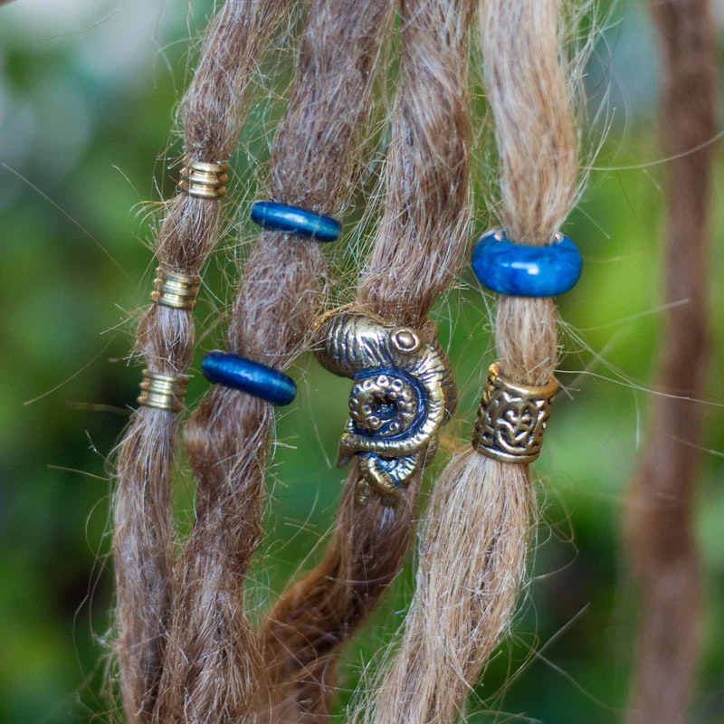 Sea Creature Bead Set Dreadlock Jewellery-Raw Roots