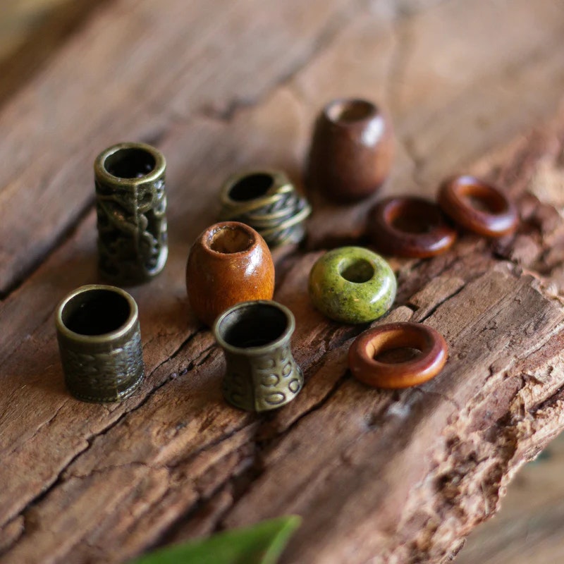Bronze Accents Dreadlock Jewellery-Raw Roots
