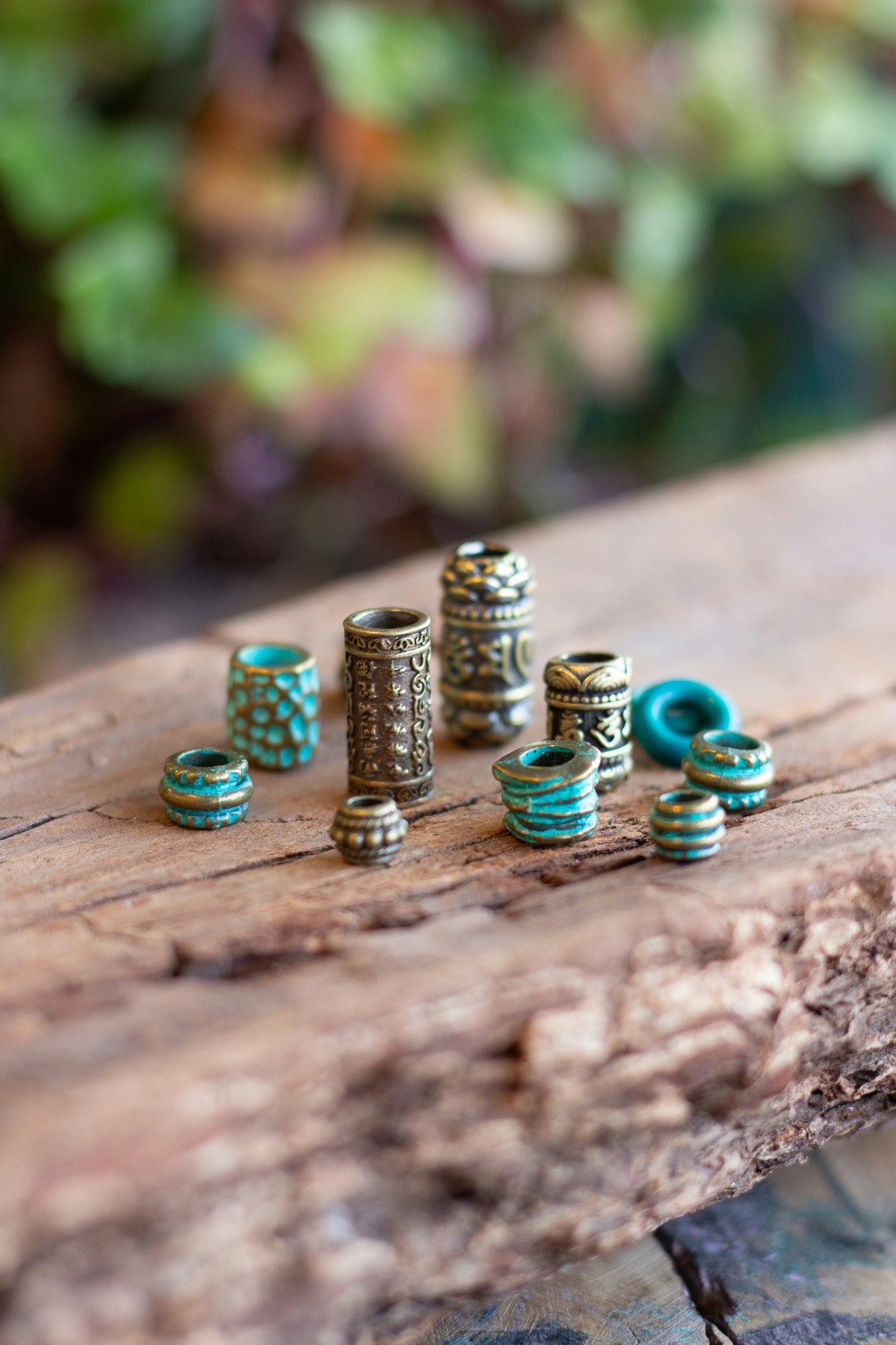 Oriental Mysique Dreadlock Bead Set-Raw Roots