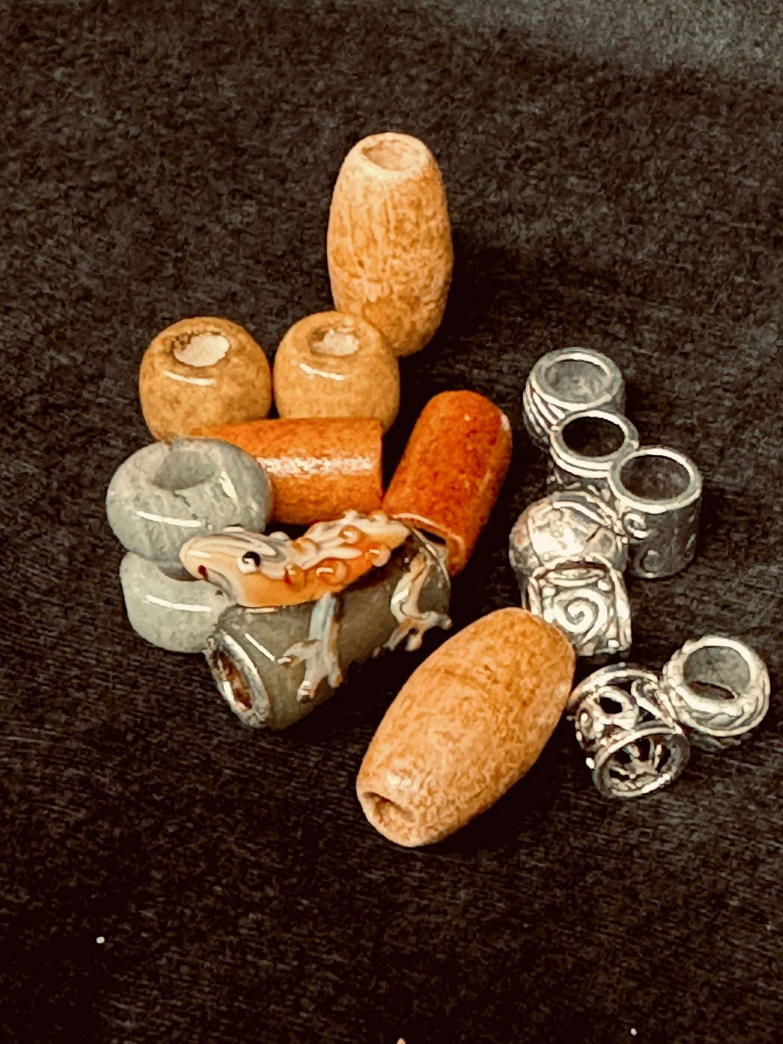 Tropical Dread Bead Set-Raw Roots