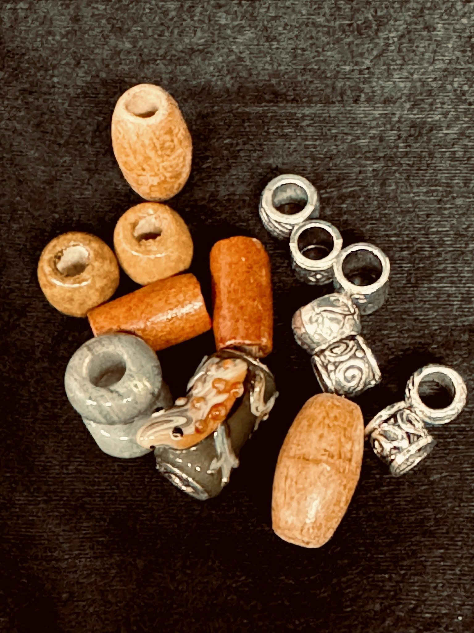 Tropical Dread Bead Set-Raw Roots