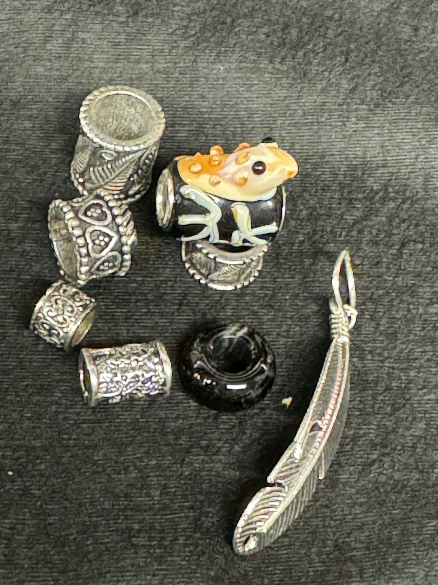 Rain Forest Dreadlock Jewelery Set-Raw Roots